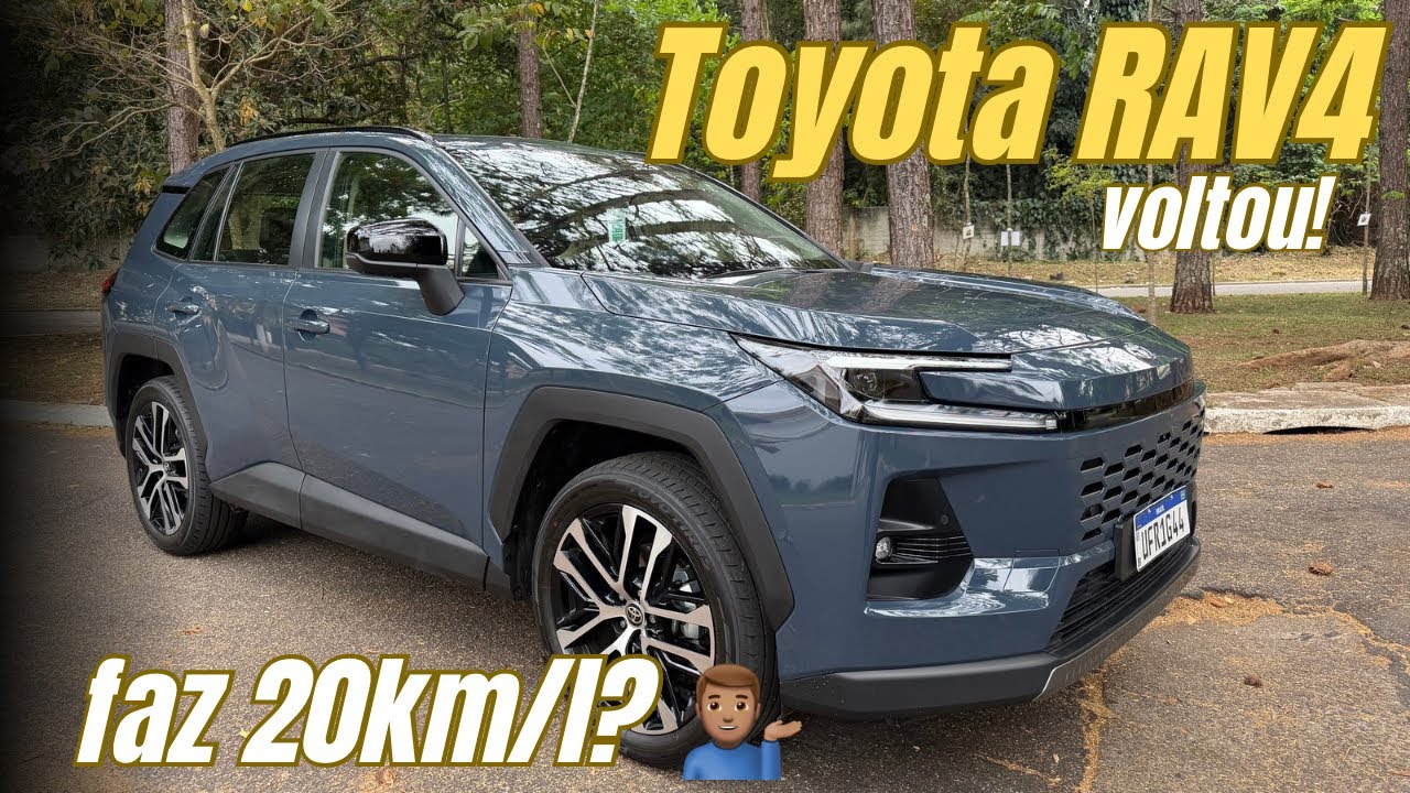 TOYOTA RAV4: TESTE E CONSUMO REAL DO SUV HÍBRIDO