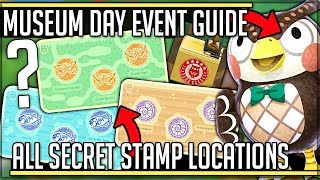 Museum Day Event Guide - How to Get ALL Stamps + Rewards - Animal Crossing: New Horizons! #acnh
