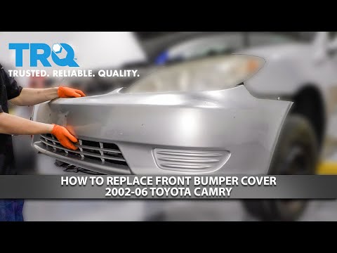 How to Replace Front Bumper Cover 2002-06 Toyota Camry