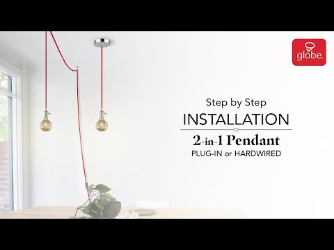 YouTube video about: How to hang plug in pendant lights?