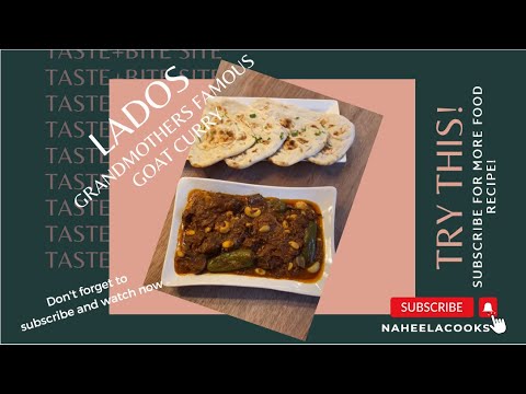 My Grandmothers Goat Curry (Lados) Recipe || Goat Curry (Lados) Recipe