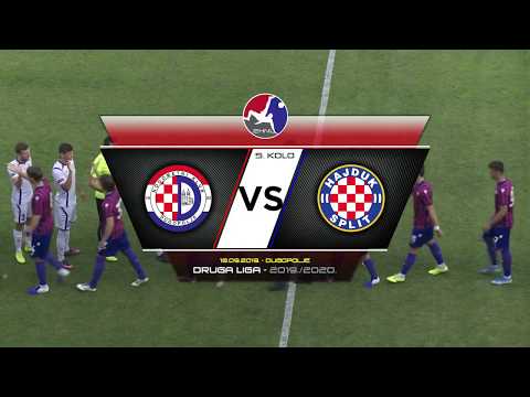 DUGOPOLJE vs HAJDUK II 2:2 (5. kolo, Druga HNL 19/20)