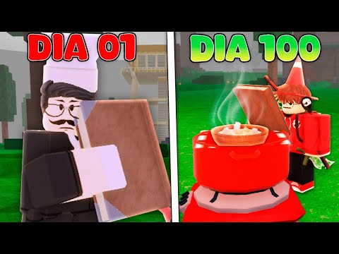 SOBREVIVI 100 DIAS COMO CHEF NO 99 NOITES NA FLORESTA