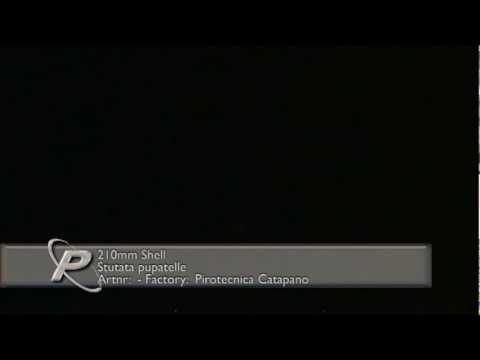 Italian Fireworks Demo  - Catapano - 210MM Stutata Pupatelle shell