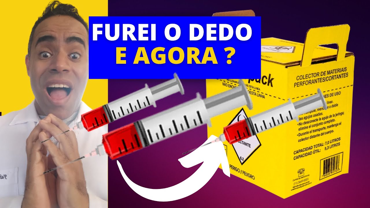 Acidente com Perfurocortante - enfermagem material biológico