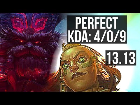 ORNN vs ILLAOI (TOP) | 4/0/9, 300+ games | KR Master | 13.13