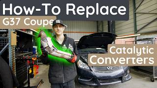 How to install Catalytic Converters on a G37 Coupe