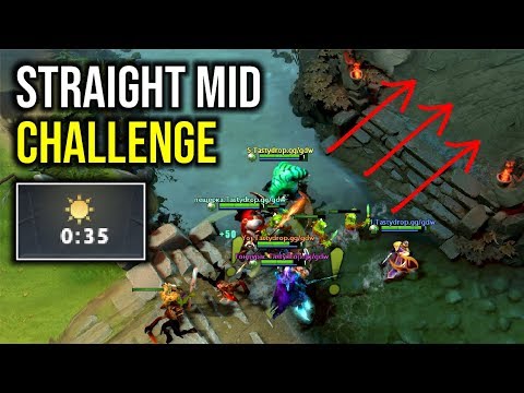 MID ONLY CHALLENGE..!! WTF 5 Men Straight Mid Only by Goodwin 7.22d | Dota 2