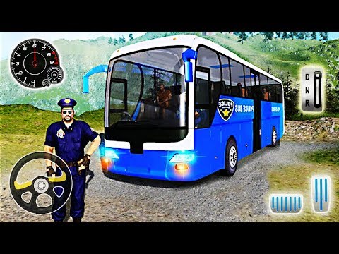 US Police Bus Driver - Car Bus Driving Simulator Android Gameplay