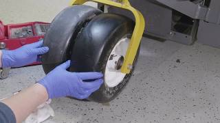 How to Fix a SLOW LEAK in a Lawn mower TIRE - EASY!