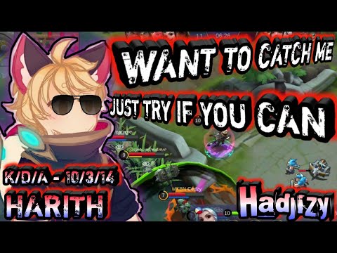 Harith the Super Annoying Hero Destroy the whole enemies!! Perfect Gameplay by Hadjizy | ML