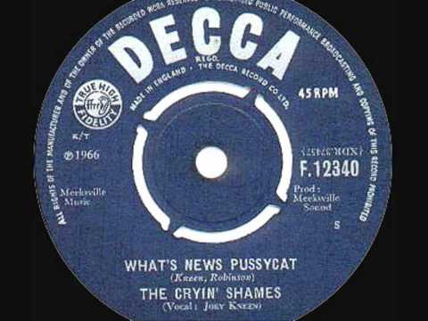 The Cryin' Shames (Joe Meek) - What's News Pussycat - 1966 45rpm