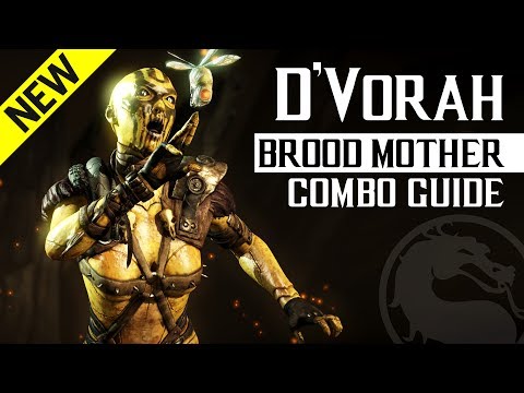 Mortal Kombat X: D'VORAH (Brood Mother) Combo Guide
