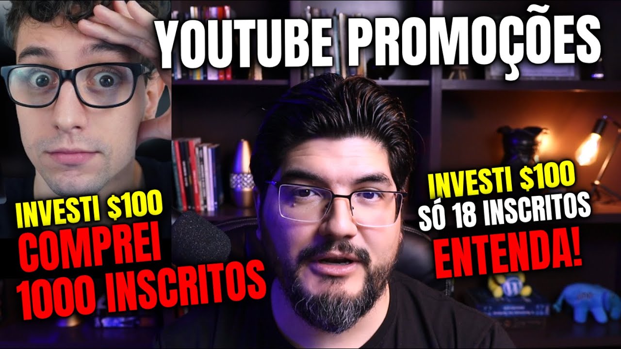 YOUTUBER Compra 1.000 Inscritos por 100 Reais. Eu Investi o mesmo Valor e só deu 18 Inscritos.