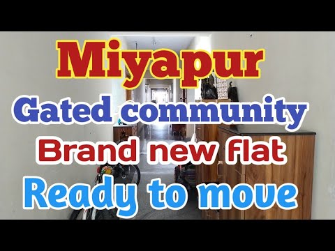 📢📍🛑SOLD OUT 🛑📍Brand New | Ready to move flat | miyapur  | Gated community