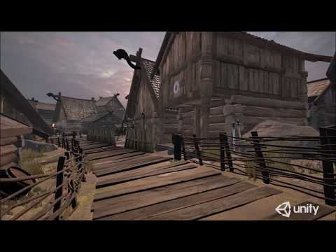 Music and Sound Effects for "Viking Village"(by Unity Technologies), using FMOD studio