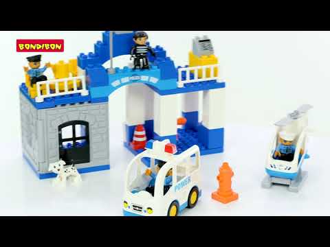 Миниатюра изображения товара Конструктор Bondibon Полицейский участок / ВВ4103