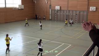 preview picture of video 'BSC Old Boys Juniorinnen B - Wiggertal Selection, Turnier Aarburg, 9.2.2014'