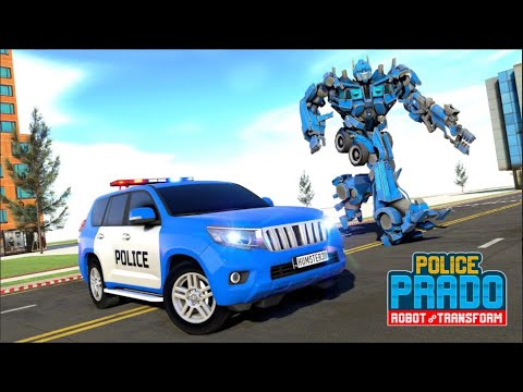 Police Prado Robot Car Transform War : Robot Games Game Scapes Inc Gameplay