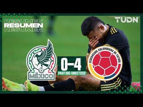 Resumen y goles - México 0-4 Colombia | Amistoso Internacional 2025 | TUDN