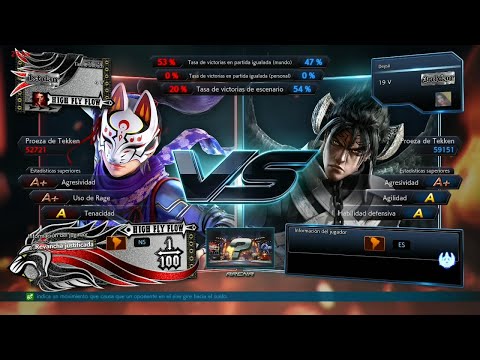 86_2 Kunimitsu (Tincho) vs (Deysii) Devil Jin - Tekken 7 ( Uchiha x24 ) Online sin Grafica