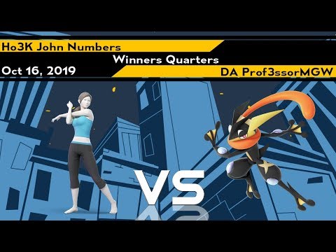 [Smash Ultimate] Xeno183 (W.Quarters) - Ho3K John Numbers vs DA Prof3ssorMGW