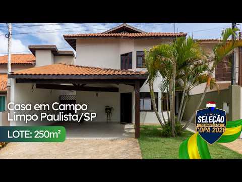🏠CASA À VENDA | Casa em condomínio com 250m² em Campo Limpo Paulista / São Paulo | REMAX CITY