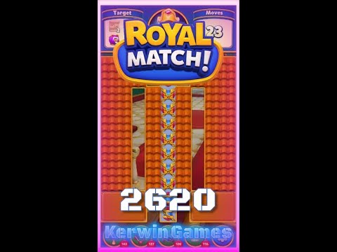 Royal Match Level 2620 - No Boosters Gameplay