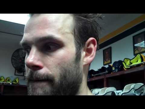 Paul Gaustad - Post game - Nashville Predators vs Minnesota Wild