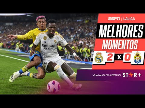 Gols e lances de Real Madrid x Las Palmas