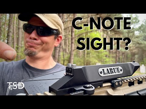 Pistol sights for your rifle??? - LaRue C-Note
