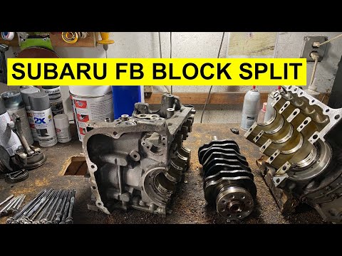 Subaru FB 2.0/ 2.5L Block Split / Crankshaft Removal