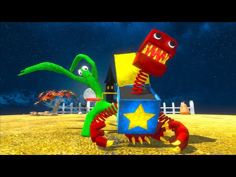 BOXY BOO VS RAINBOW FRIENDS - Animal Revolt Battle Simulator