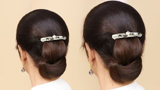 Simple Hairstyles For Girls at Home Step by Step_Perfect Lock Pin📍 Juda HairStyle For Beautiful Look