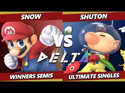 Delta 8 TOP 8 - Snow (Mario) Vs. Shuton (Olimar) Smash Ultimate - SSBU