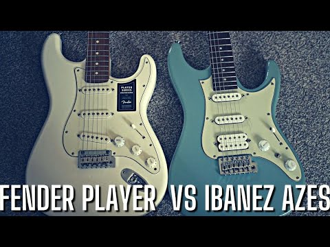 Fender Player Strat vs Ibanez AZES [is the Fender Player Strat worth the extra money?]
