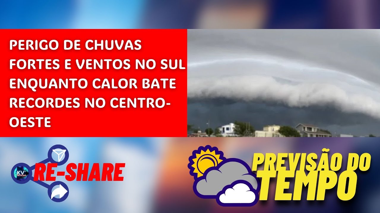🔴 PREVISÃO DO TEMPO PARA HOJE  25 DE SETEMBRO DE 2024