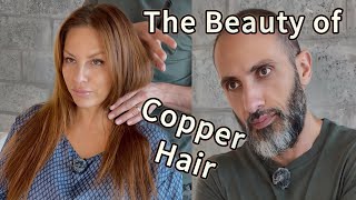 ✨ The Beauty of Copper Hair ✨ Copper hair colors are absolutely captivating 🔥🍂