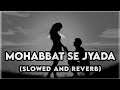 Mohabbat Se Jyada Slowed And Reverb Lofi Mix Songs
