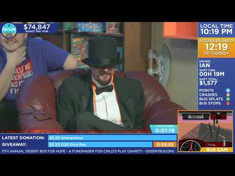 DB2017 - Ian drives blind for 2 minutes