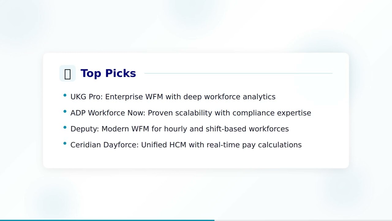 Workforce Management Software Guide