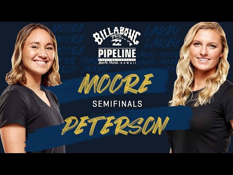 Carissa Moore vs. Lakey Peterson Billabong Pro Pipeline - Semifinals Heat Replay