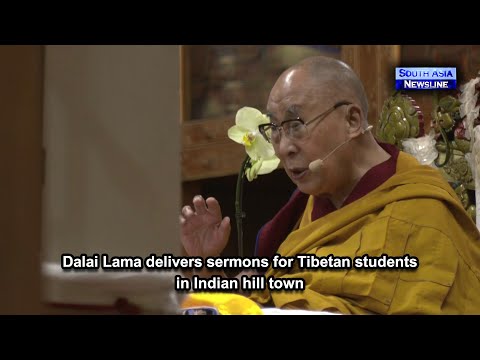 Dalai Lama delivers sermons for Tibetan students in Indian hill town