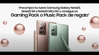 Samsung Promoción precompra Galaxy Note 20 y Note 20 Ultra | ¿Cómo registrarse? anuncio