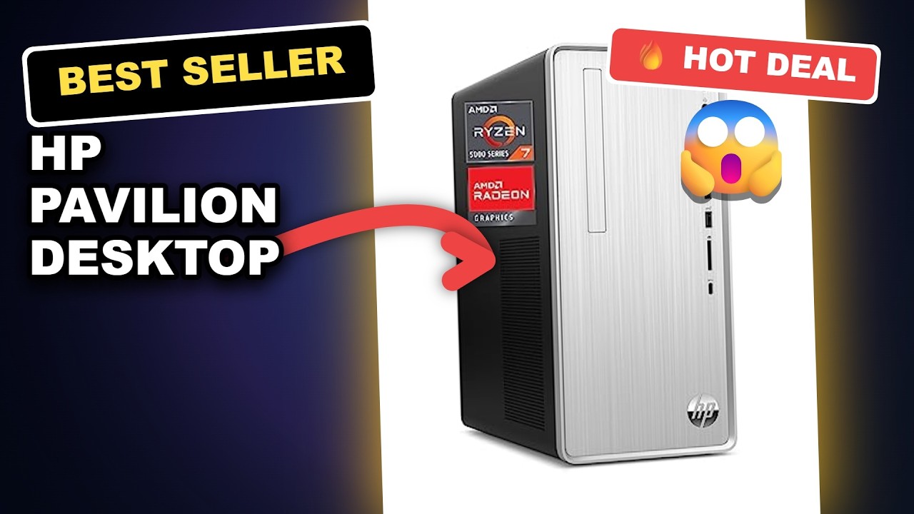 HP Pavilion Desktop PC Ryzen 7 5700G Review: Powerful & Reliable for Home Use review video