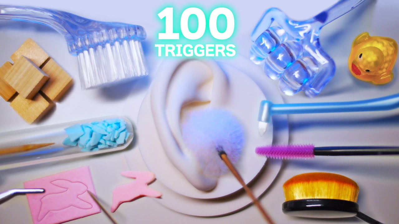 絶対に眠れる最強のASMR ～100トリガー3時間 (声なし)～ ASMR 100 Best Triggers For Sleep / 3Hr (No Talking)