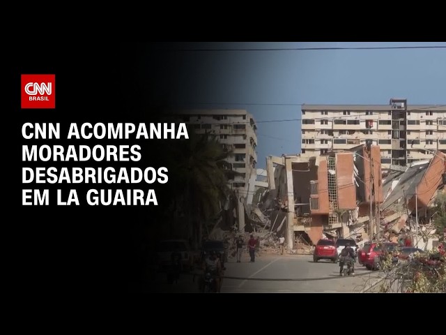 Terremotos na Venezuela: CNN acompanha rotina de moradores desabrigados em La Guaira | BASTIDORES