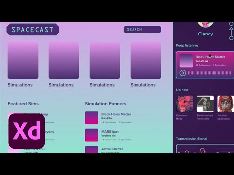 Designing a Galactic Podcast App with Talin Wadsworth - 2 of 2 | Adobe Creative Cloud