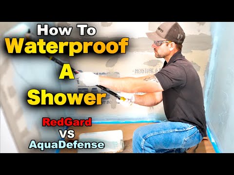 How To Waterproof A Shower - RedGard vs AquaDefense
