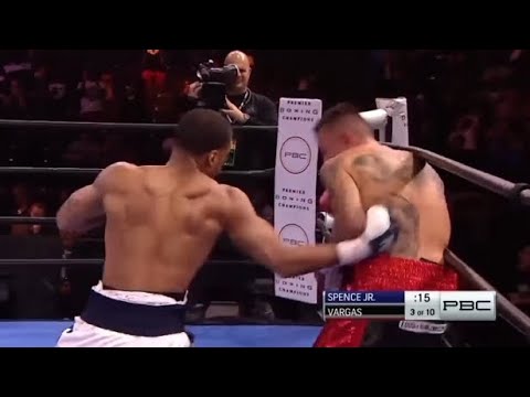Errol Spence Jr BODY SHOTS vs Samuel Vargas